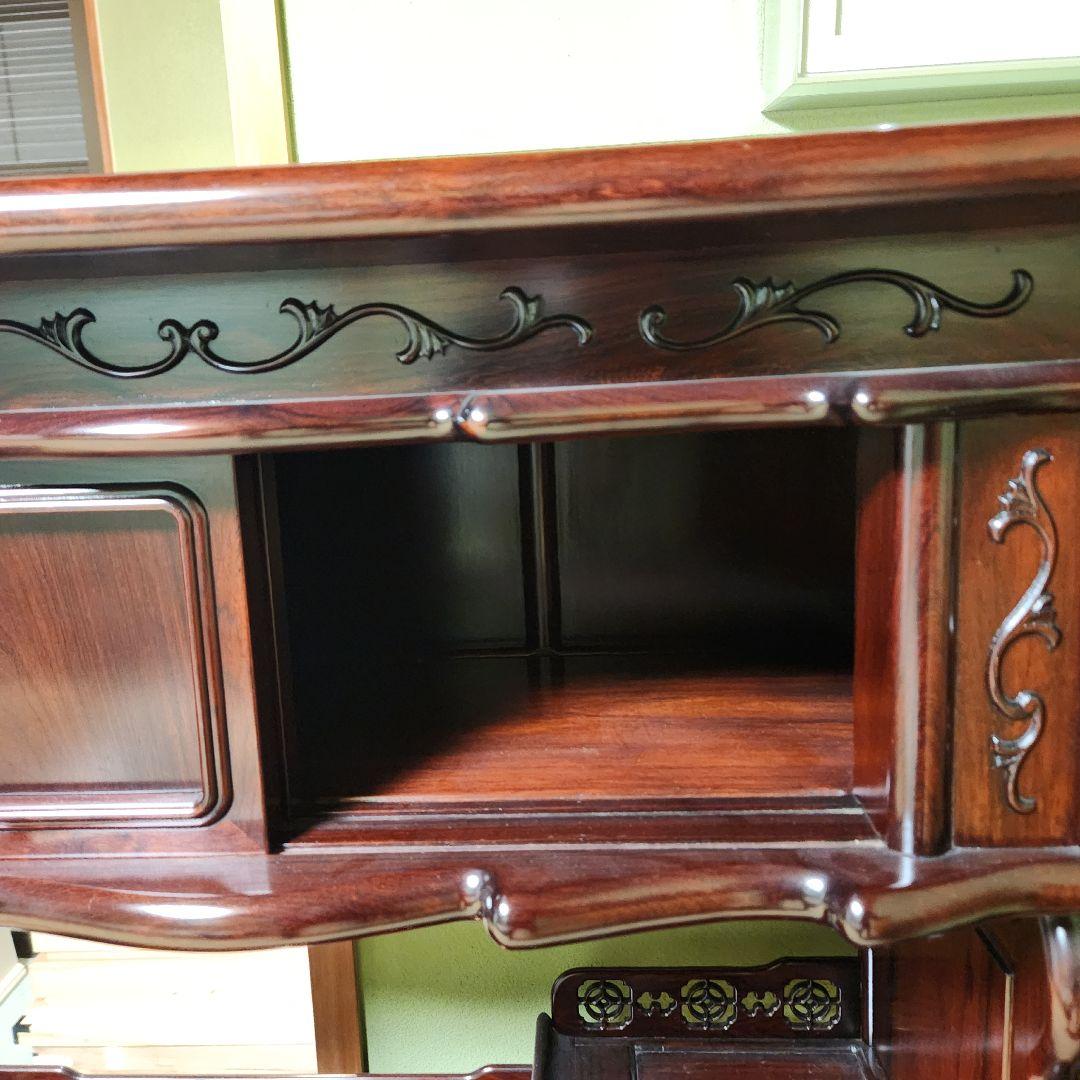 w【超美品】紫檀茶箪笥