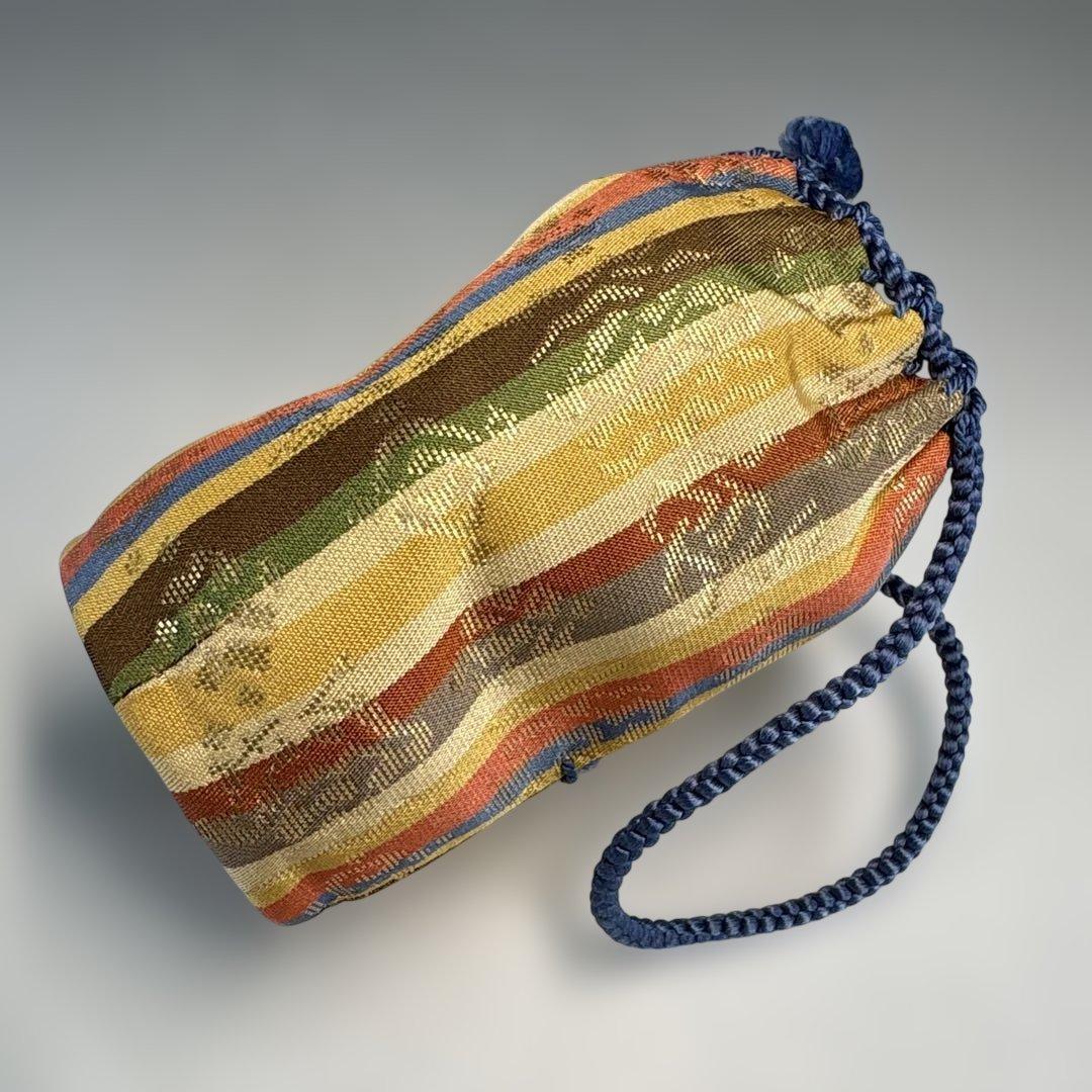 【中古品】古来窯 上田光春 造 信楽 茶入 茶道具 共箱 仕覆 金春金襴