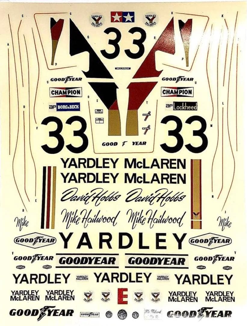 ‼️1/12ティレル003と‼️訳あり‼️ヤードレイマクラーレンＭ２３