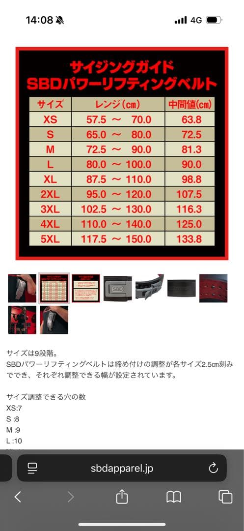 週末セール『希少Lサイズ』SBD POWERLIFTING ベルト 2024年