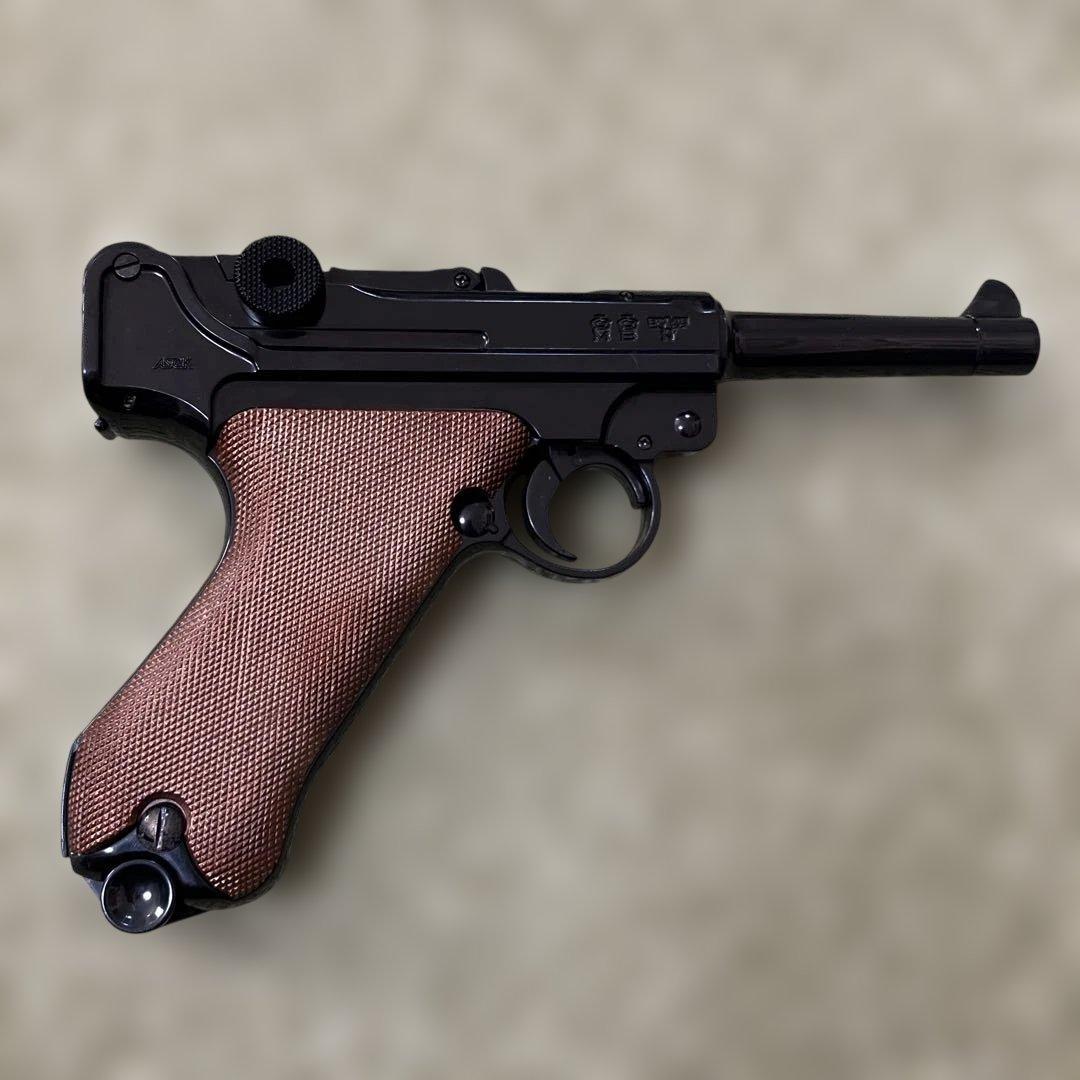当時物 美品 東京マルイ ルガーP08 LUGER P.08 完成品 エアーガン