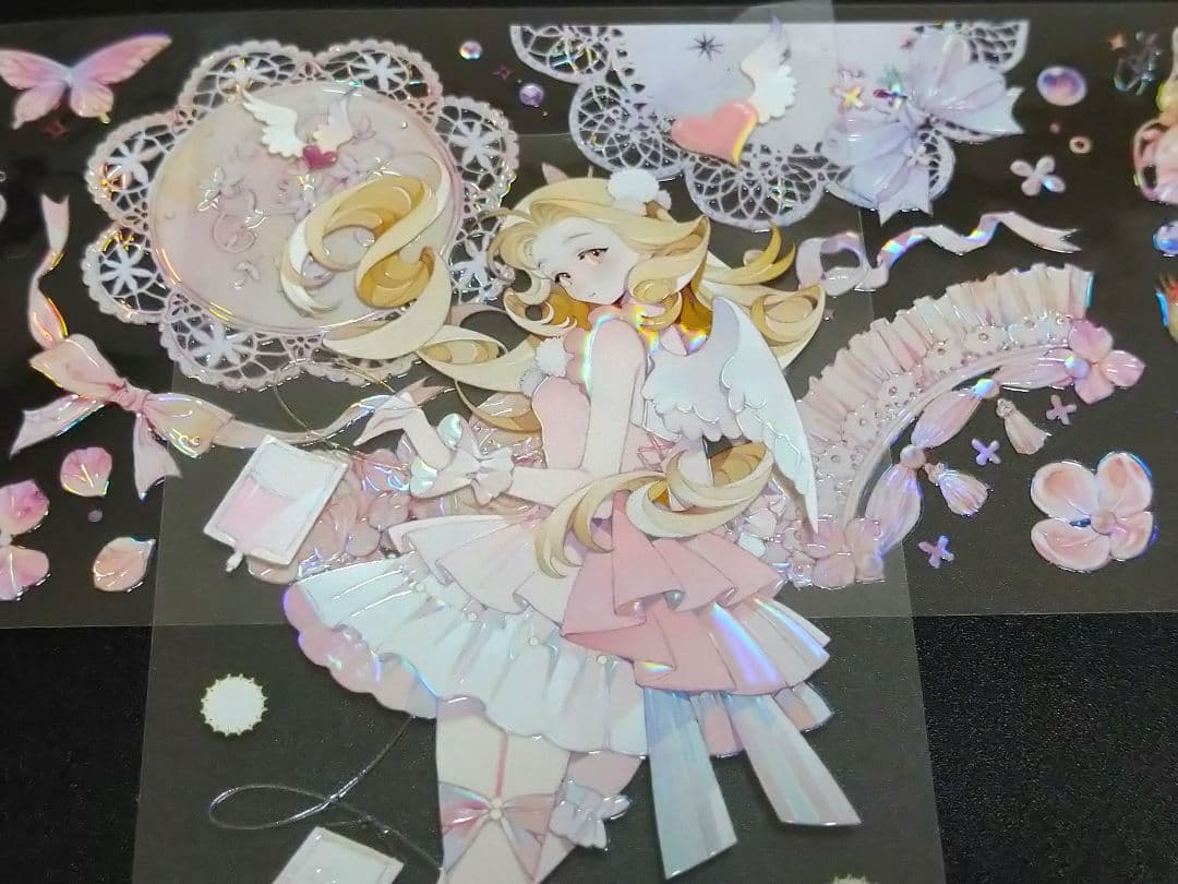 S4＃浸染芳菲(贝壳光)迷霧森林切り売り海外装飾マステ薔薇リボン