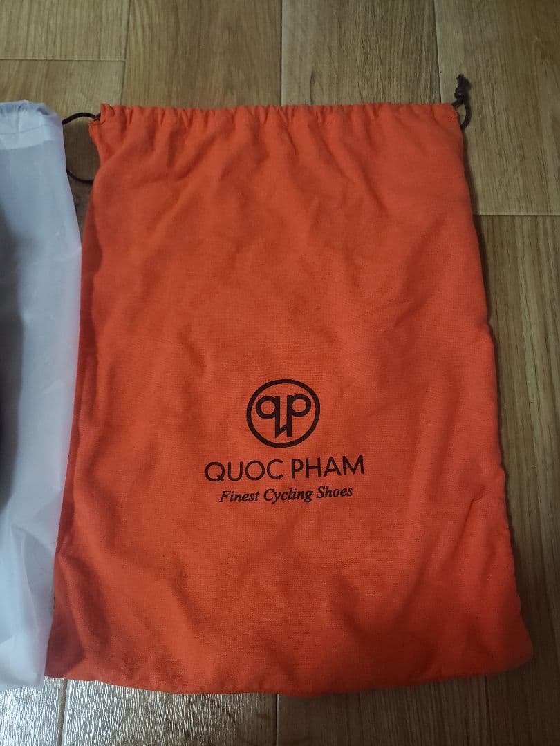 サイズ41 QUOC PHAM サイクリングシューズ タン 収納袋付き