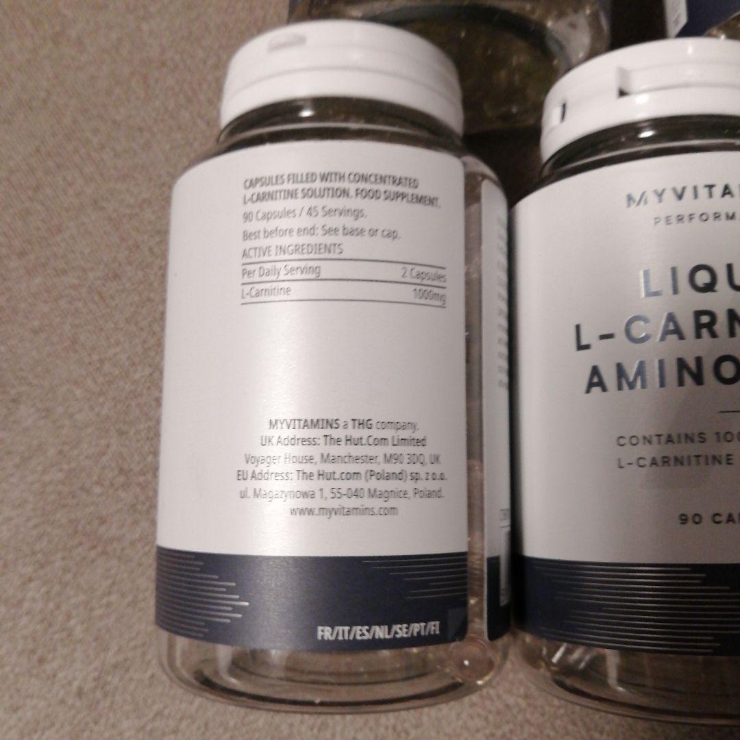 しろマイプロテイン リキッド L-カルニチン カプセル 90錠 5個