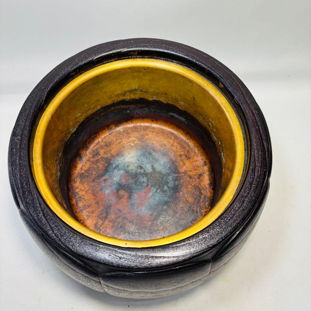 平安清鳳作　菊桐　手焙　②