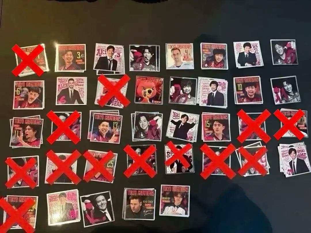 東京グレートベアーズ　選手　スティッカー