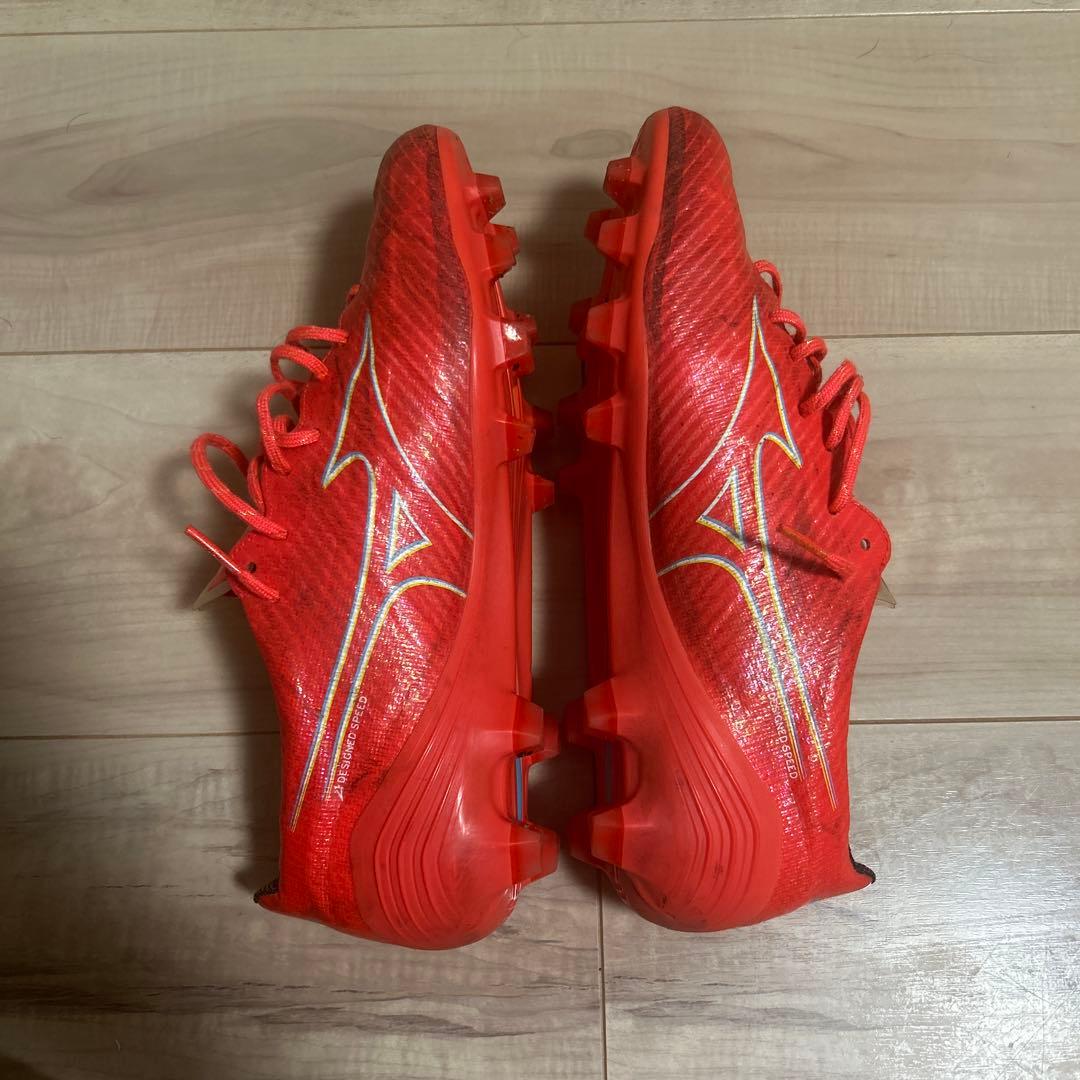 Mizuno アルファジャパン スパイクシューズ レッド　26,5