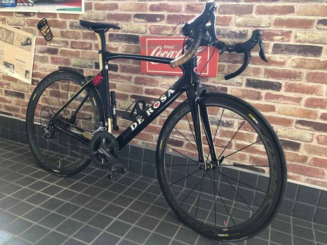 DE ROSA ロードバイク 黒/金