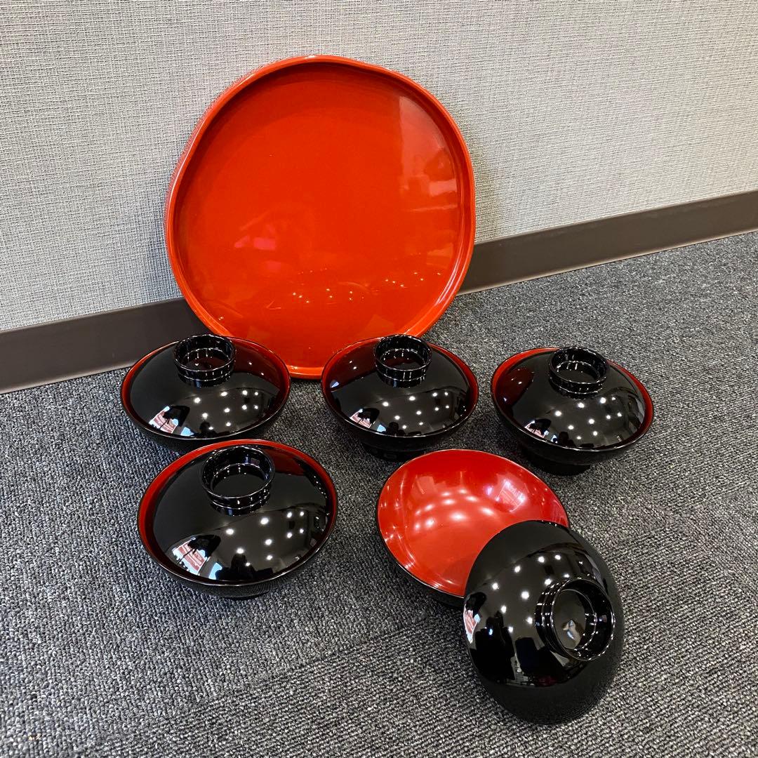 漆器セット お盆　器　陶器　工芸品