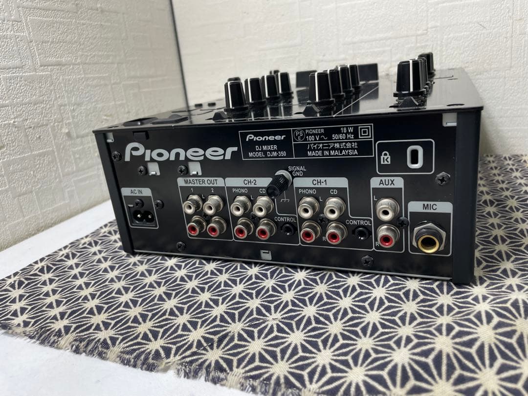 pioneer dj パイオニア　DJM-350 メンテナンス　　電源コード