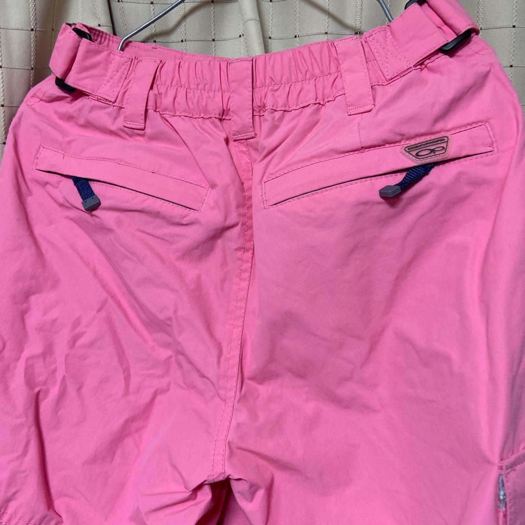 OP スノーボードウェアセット ホワイト ピンク 11号　中古品