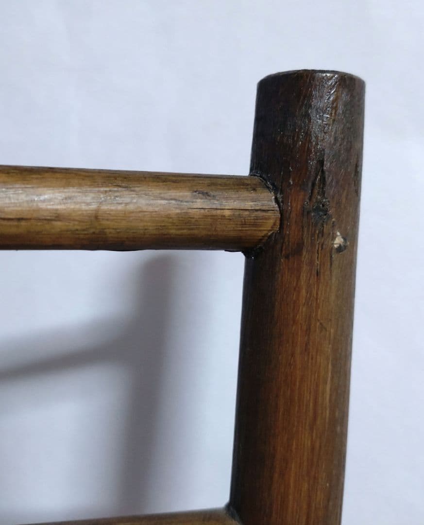 竹細工 椅子 イス 小物置き 花台 チェア レトロ アンティーク ビンテージ