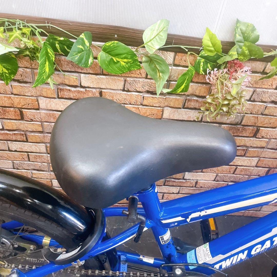 【10】子供用自転車 子供車 TWIN GATE ブルー 20インチ