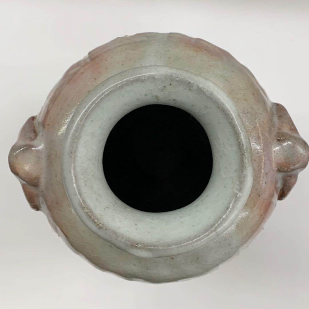 【花入20】萩5   遊環風耳付　高さ24㎝