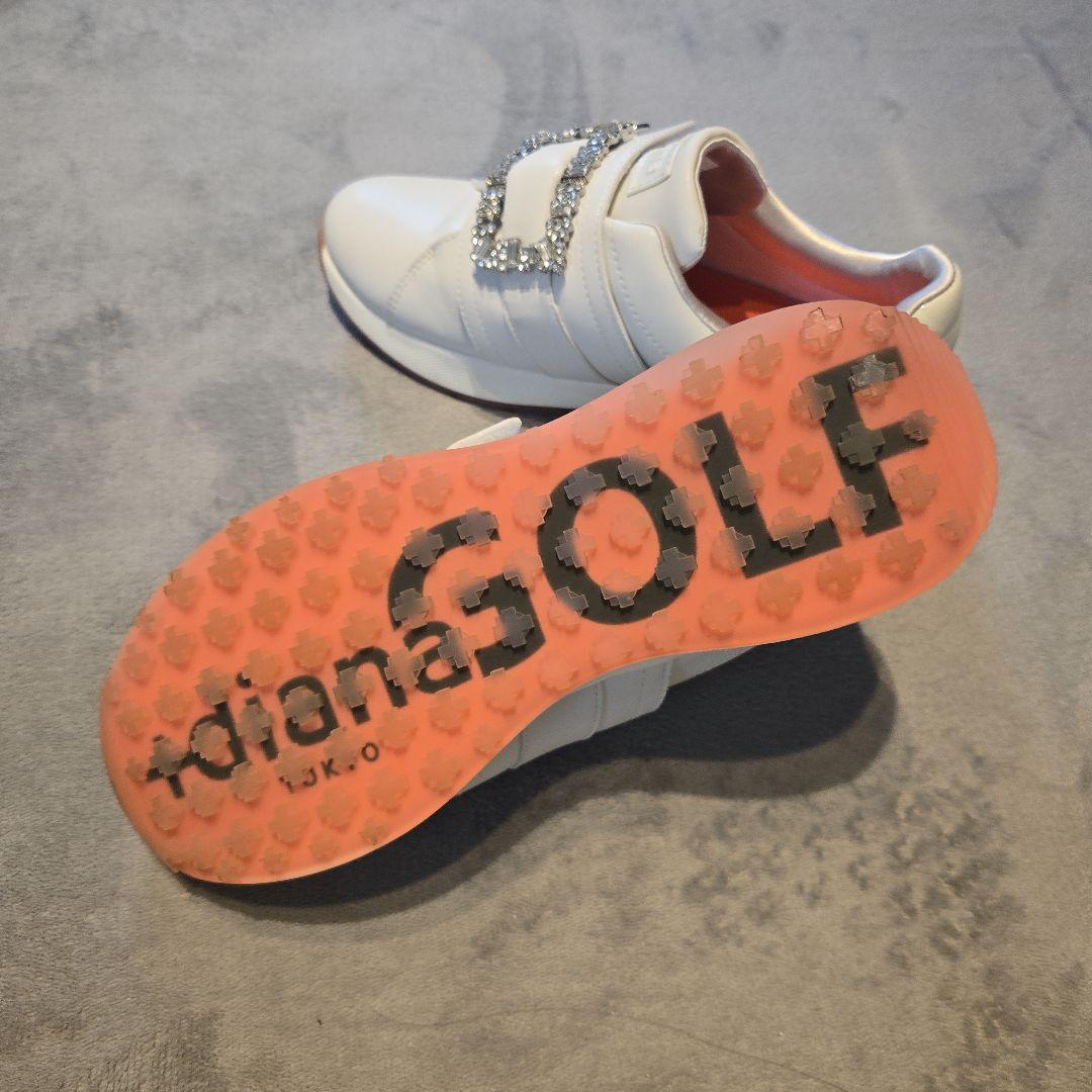 dianaGOLF ゴルフシューズ レディース ホワイト　24cm