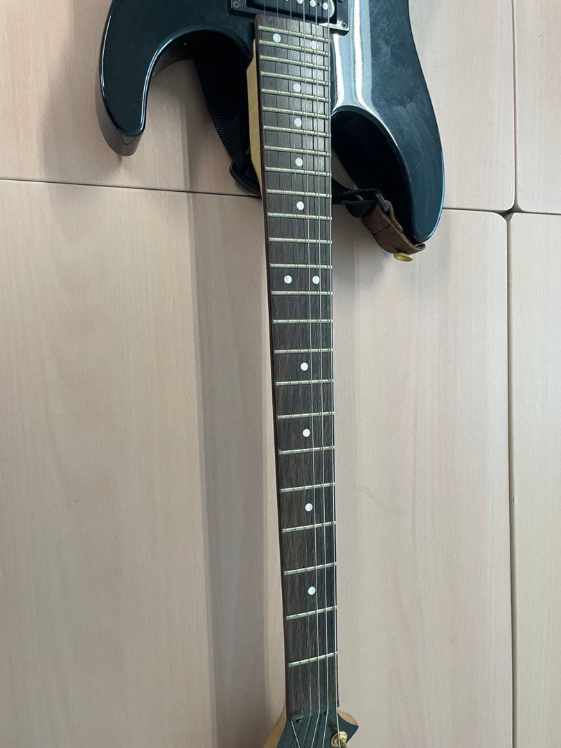 シャーベル エレキギター ブラック ギターケース付き