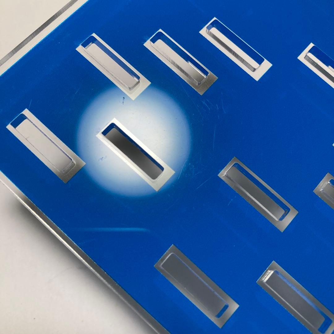 ハロプロ フィギュアスタンドキーホルダー背面ボード 台座 2018