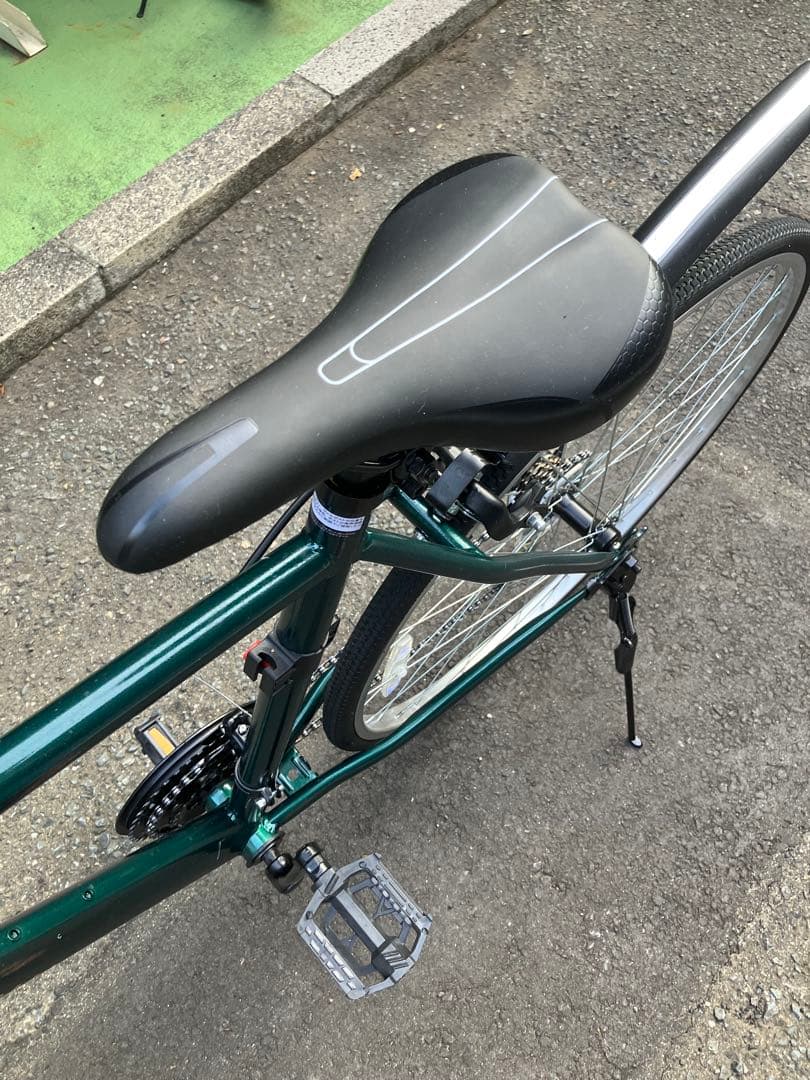 【引き取り】クロスバイク ダークグリーン
