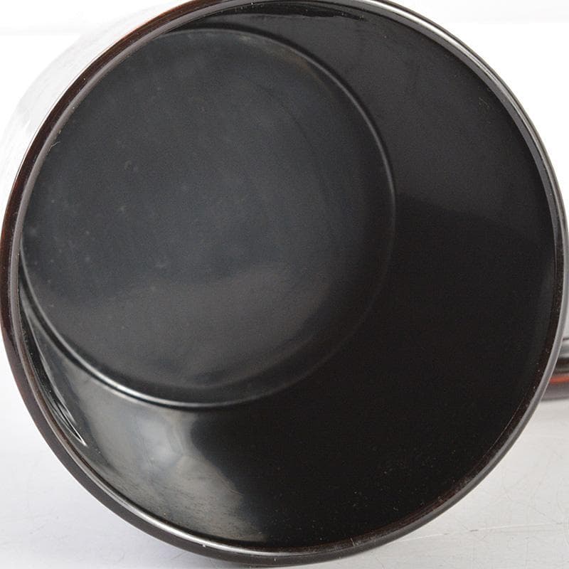 茶道具　山中塗　道場宗廣作　宝尽くし　末広茶器　共箱　M　R6004