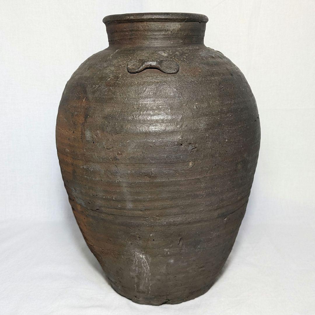 室町時代 古備前 三耳壺 備前焼 三耳壷 置物 インテリア 骨董品 古美術品