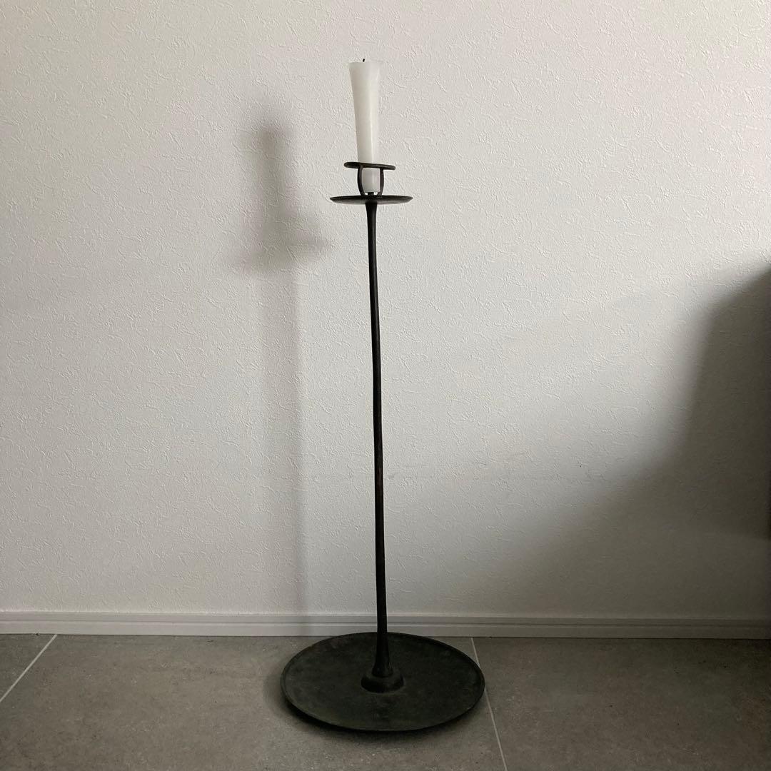 江戸時代 燭台 蝋燭立て 青銅製 茶道 瞑想 ヨガ ヒーリング 骨董 古美術