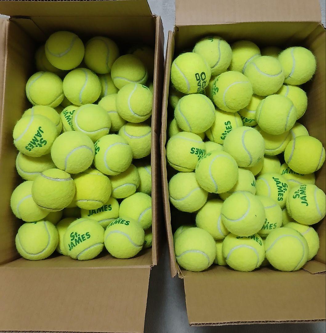 180個　ST. JAMES テニスボール 蛍光イエロー多数