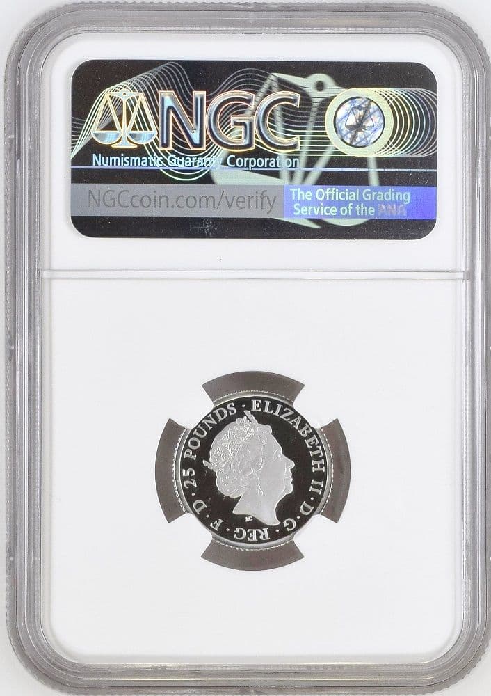 2017年 イギリス ブリタニア 1/4オンス プラチナ貨 NGC PF70UC