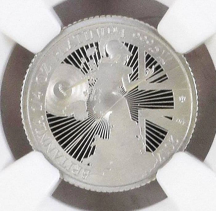 2017年 イギリス ブリタニア 1/4オンス プラチナ貨 NGC PF70UC