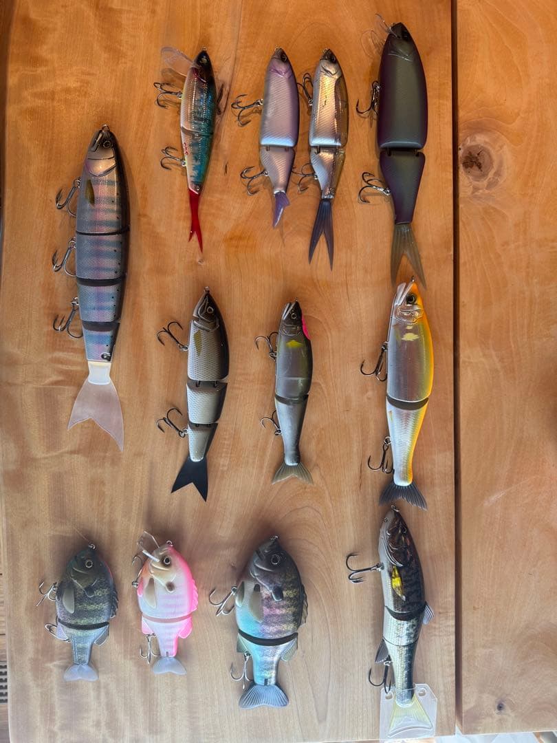 ルアーまとめ売り引退品 未使用品、限定ルアーあり タイニークラッシュ