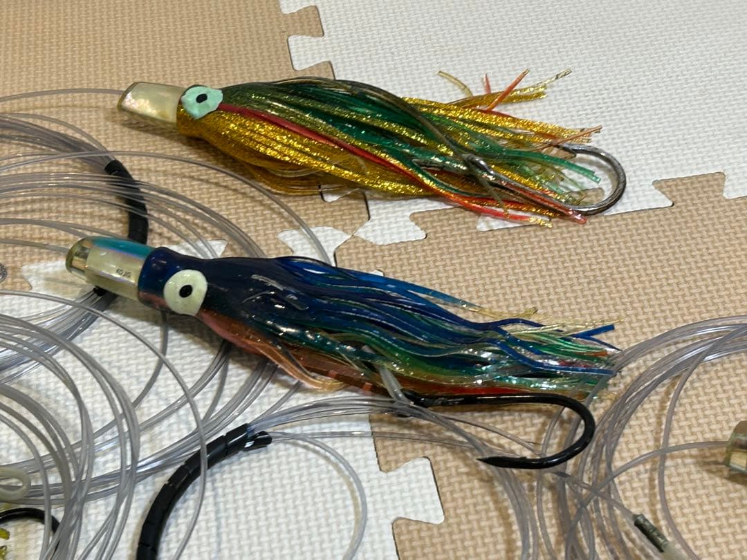 カジキマグロトローリングルアー【ラバー】13個セット