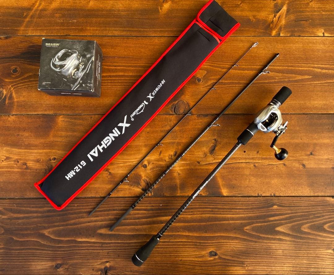 釣り竿セット　ジギング　タイラバ　パックロッド　ジギングリール　船釣り　海釣り