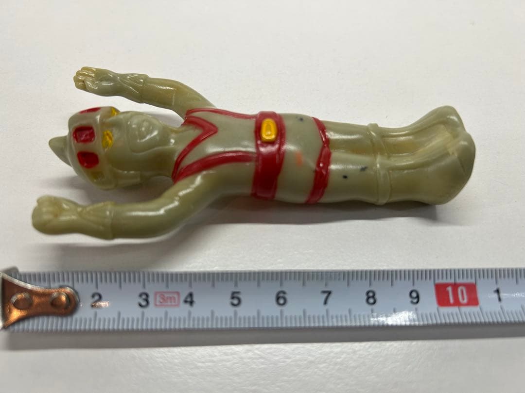 大里玩具　シルバー仮面　指人形　ジャンボ指人形　ソフビ オオサト　当時物