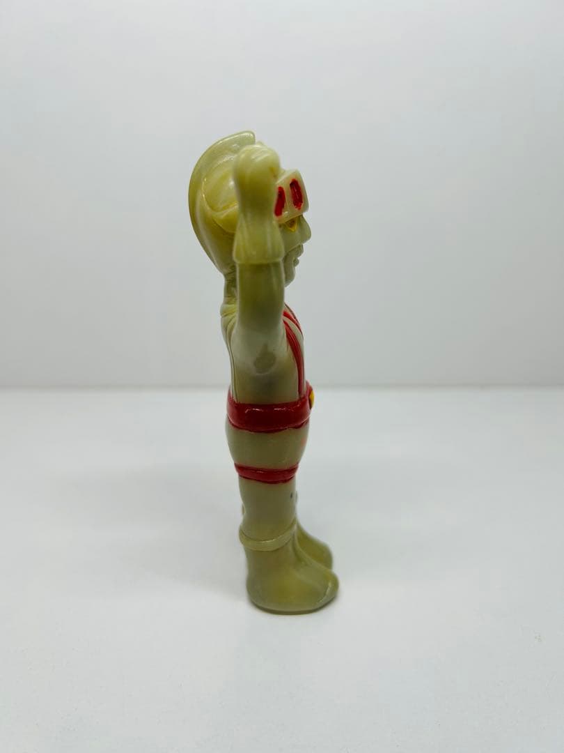 大里玩具　シルバー仮面　指人形　ジャンボ指人形　ソフビ オオサト　当時物