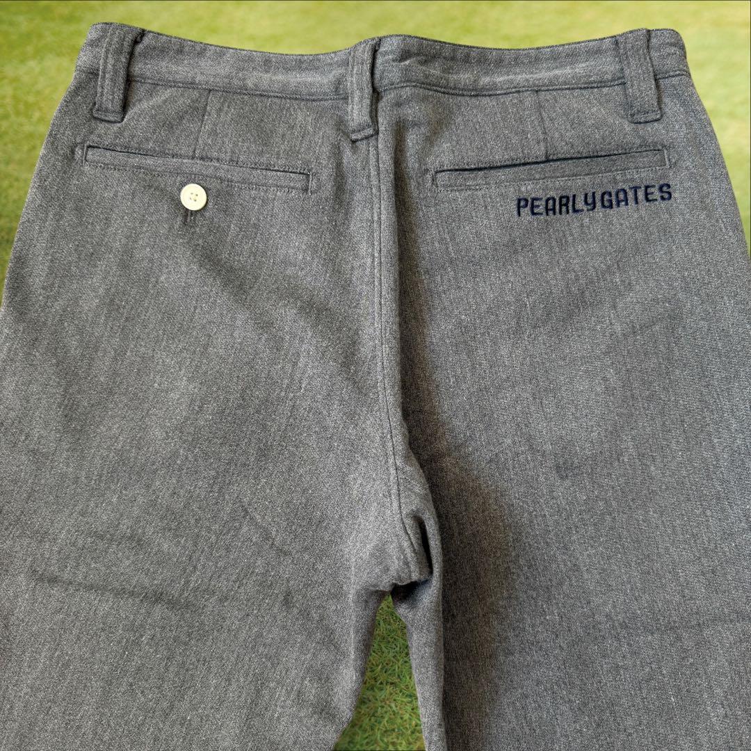 パーリーゲイツ　ジョガーパンツ　S〜M相当　グレー　コットン素材　パンツ　3