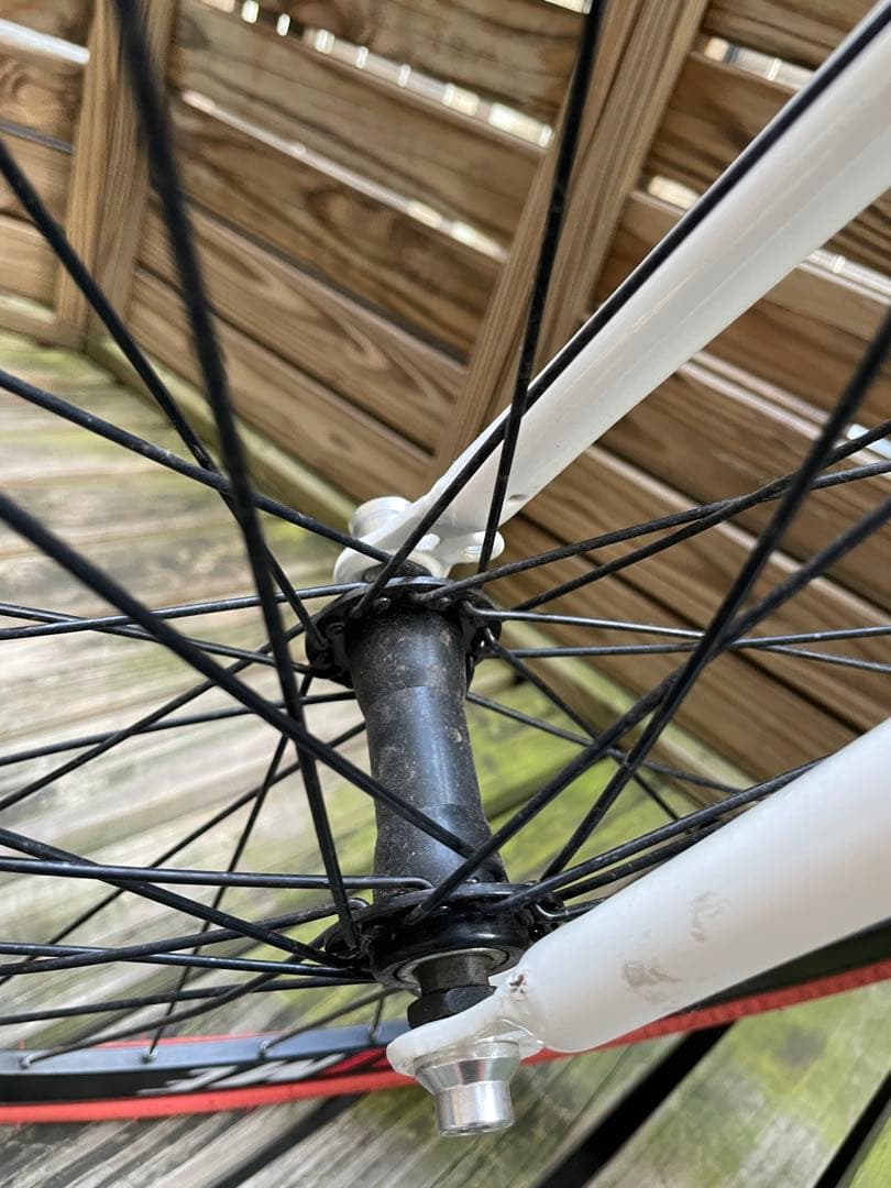 GRAPHIS ロードバイク ホワイト/レッド