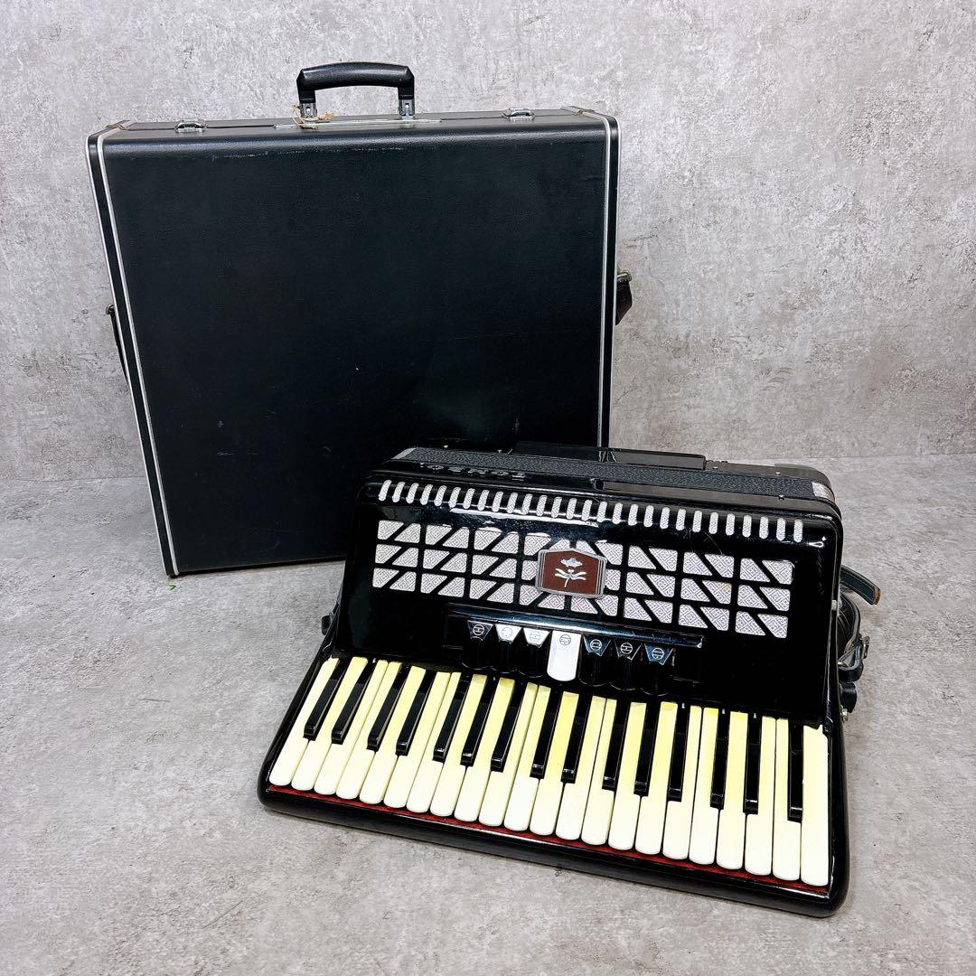 TOMBO トンボ T80B アコーディオン ケース付き 37鍵 80ベース