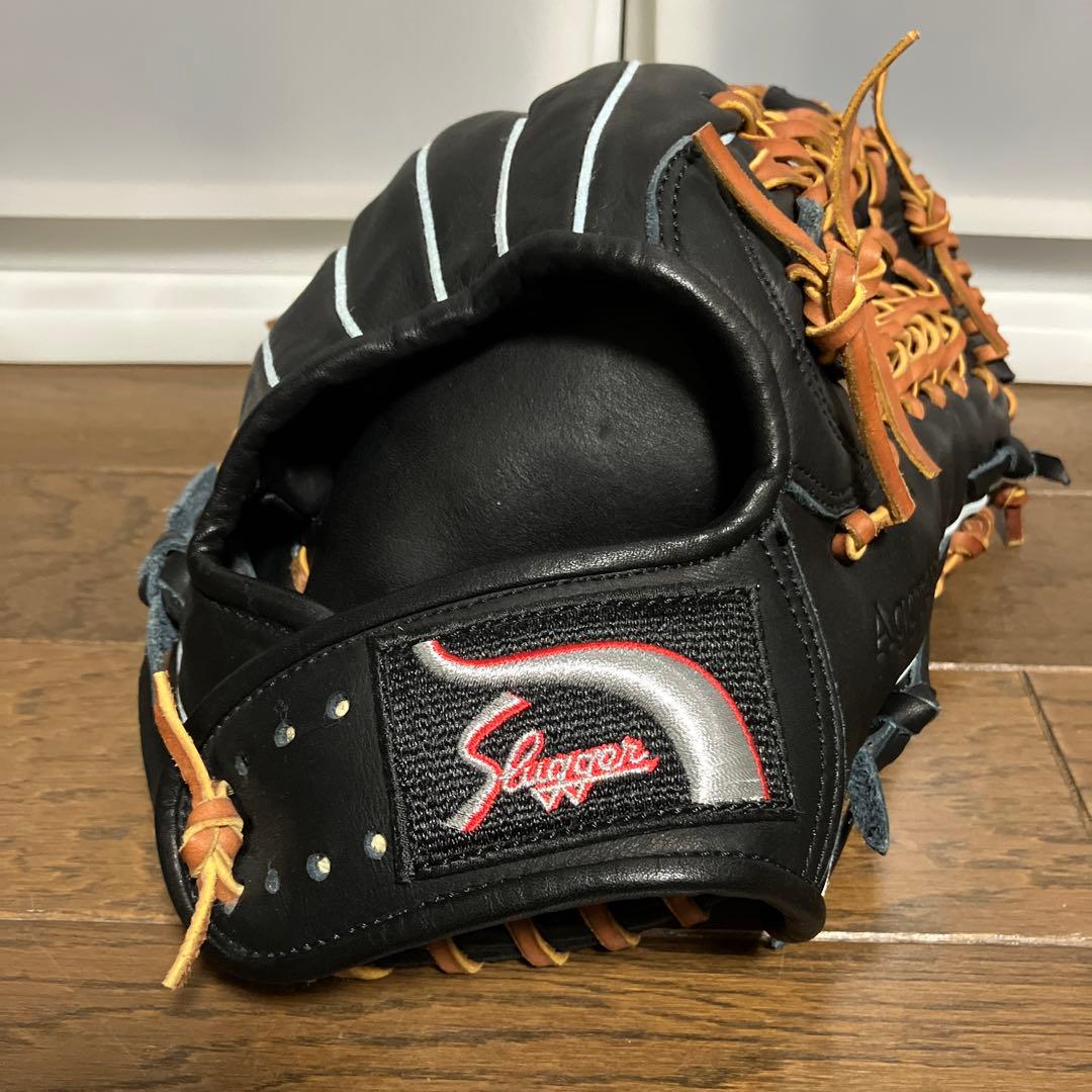 【新品】【未使用】久保田スラッガー外野用KSN-X 軟式グローブ ブラック