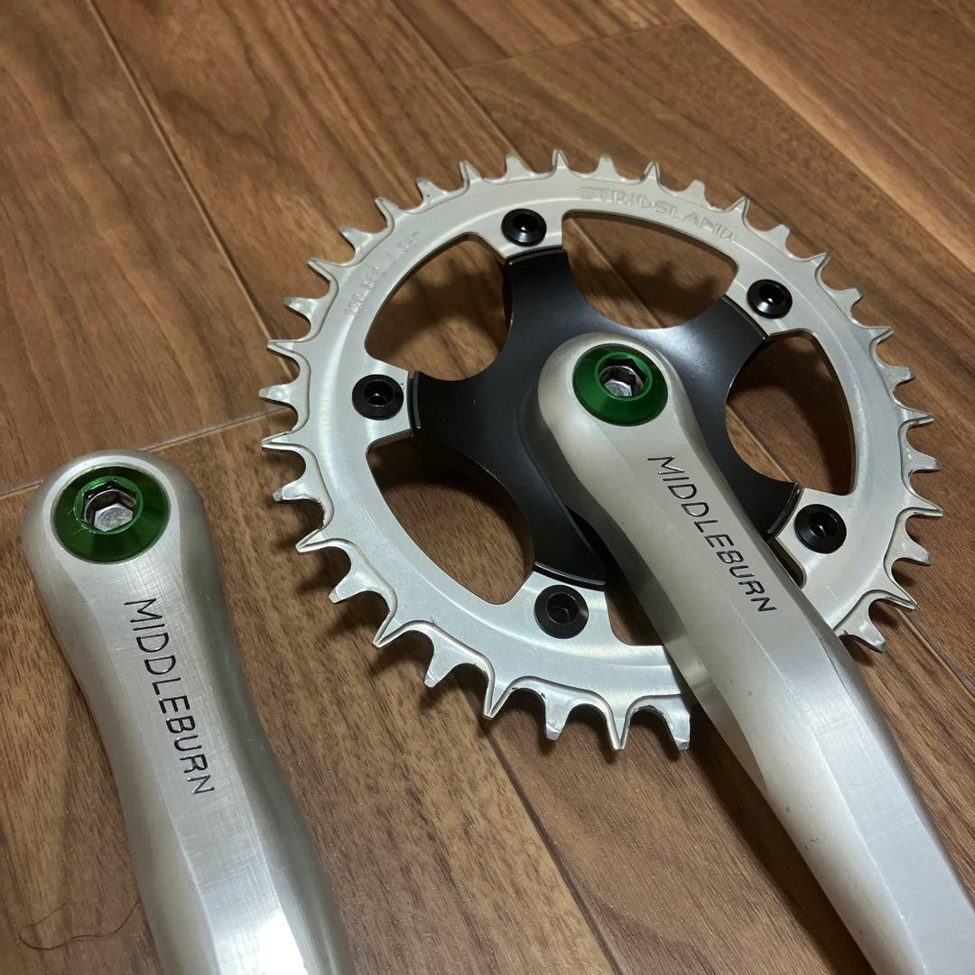 MIDDLEBURN クランクセット 175mm シルバー　old mtb