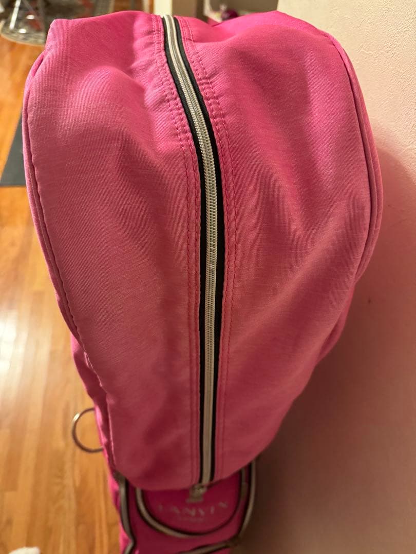 ランバン　LANVIN ゴルフバック　ピンク　リボン