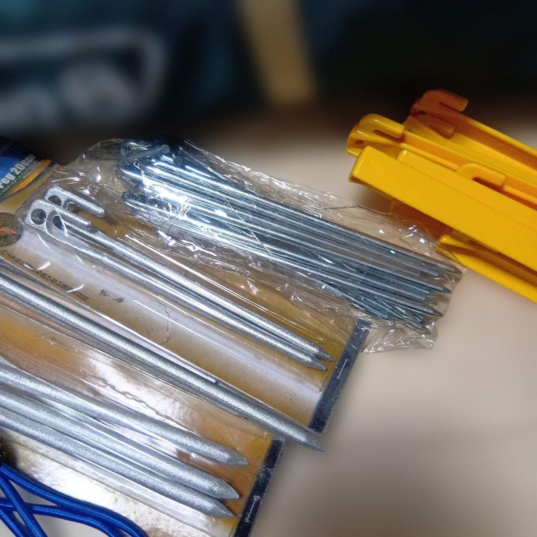 Coleman キャンプテント 、マルチグランドシート、ペグセット