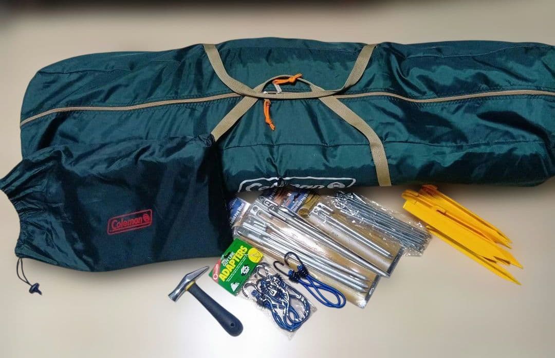Coleman キャンプテント 、マルチグランドシート、ペグセット
