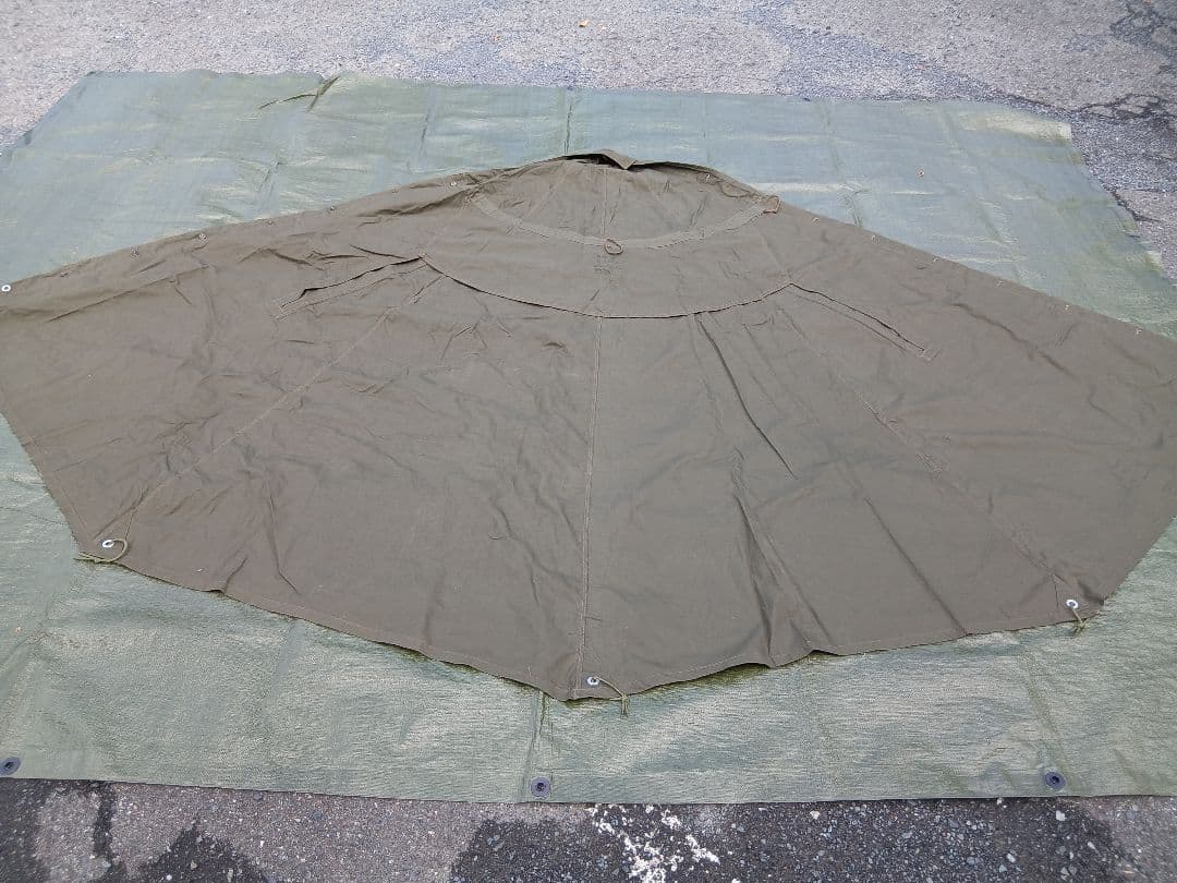 ポーランド軍幕サイズ3 脱着ファスナー付き