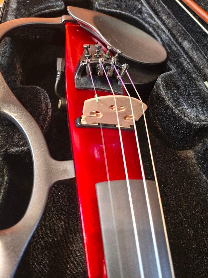 【ACアダプター付】YAMAHA サイレントバイオリン SV-120 レッド