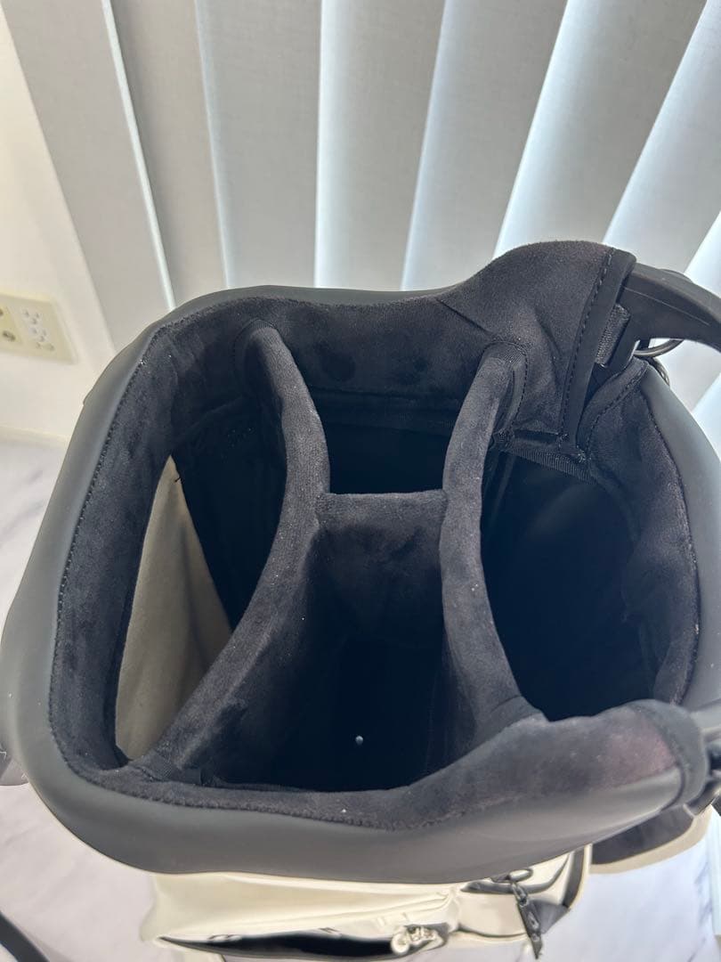 monzeeキャディバック　ホワイト　【美品⭐︎】