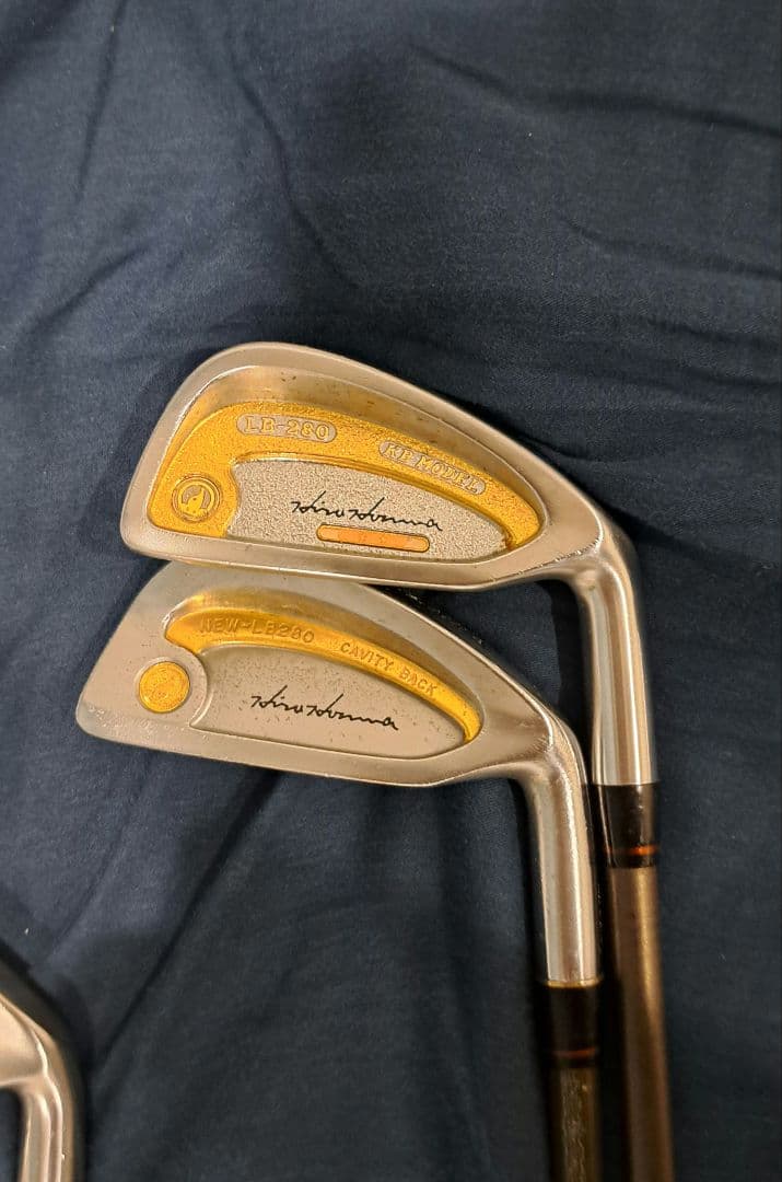 最高級 HONMA 5星 24金 純金 K24 LB280 NEWH&F 11本