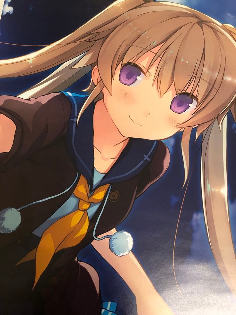 【非売品】蒼の彼方のフォーリズム 有坂真白 春夏冬ゆう B2 半裁 ポスター