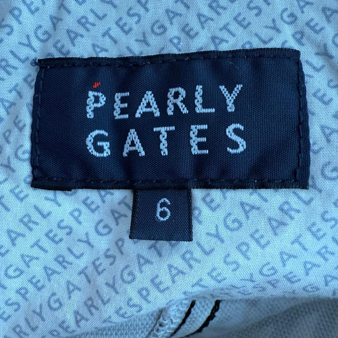 パーリーゲイツ　パンツ　総柄　黒　白　6 XL〜XXL相当 ストレッチ　人気商品