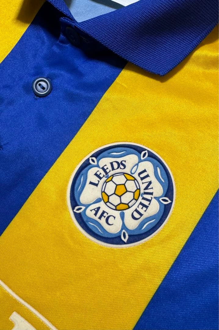 asics リーズユナイテッド　93/95 アウェイ　ユニフォーム　ゲームシャツ