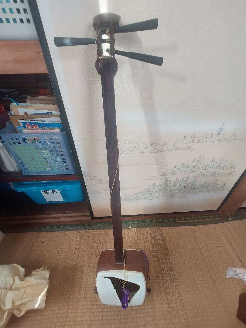 三味線専用ケース　三味線二本　付属品