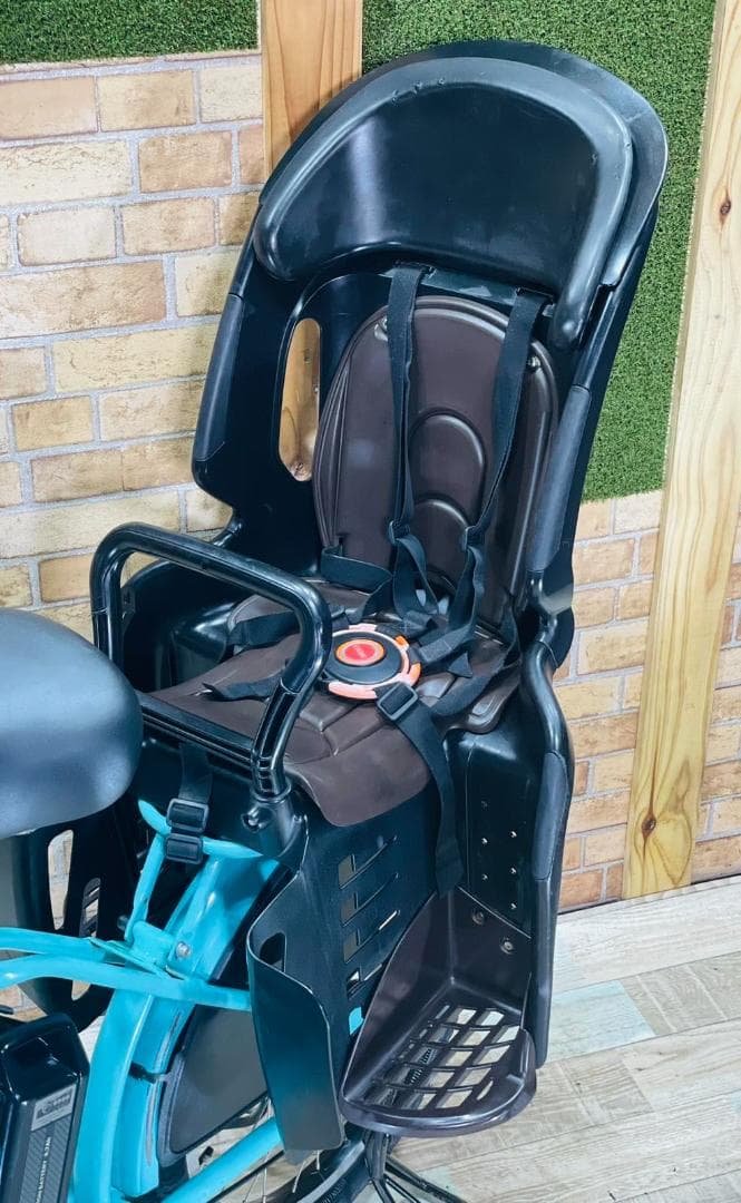 激レアブルー系 ヤマハ バビー 子供乗せ電動アシスト自転車 H1696